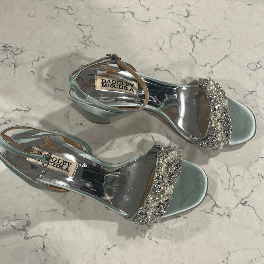 Badgley Mischka bridal heels